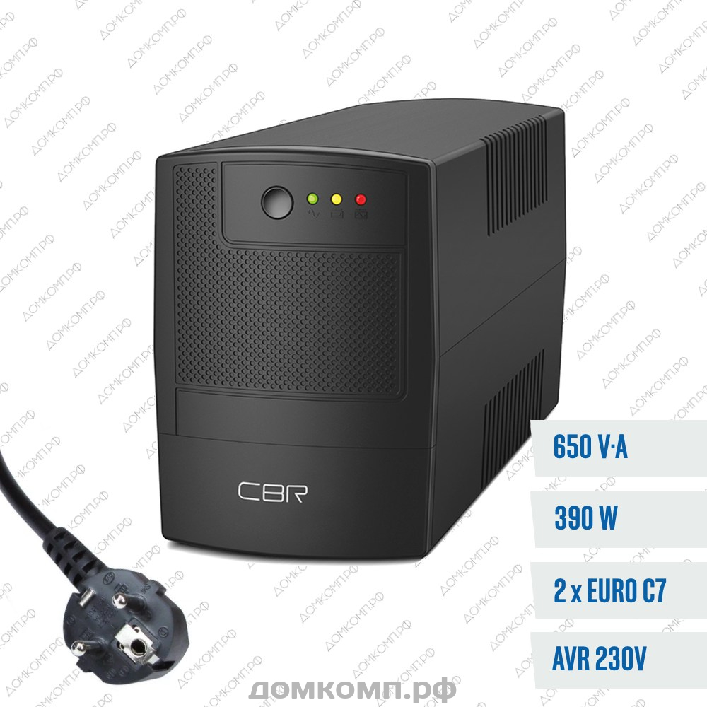 ИБП CBR UPS-TWP-101EJ-650 с долгим сроком службы | Купить недорого на  домкомп.рф